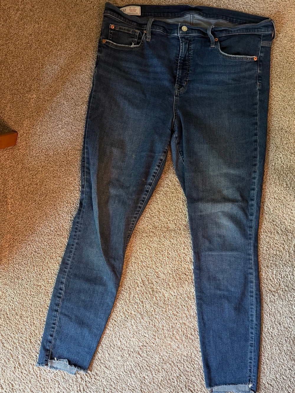 GAP Dark Blue Skinny Jeans size 20 tall